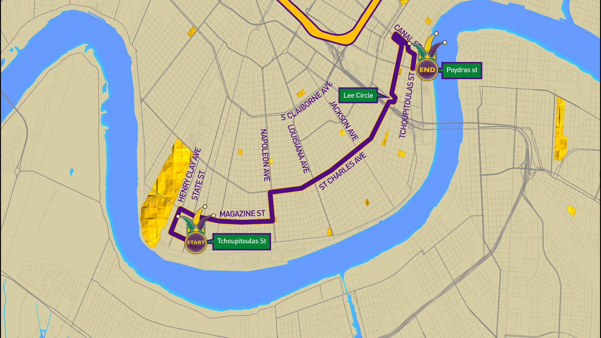 Thoth parade route